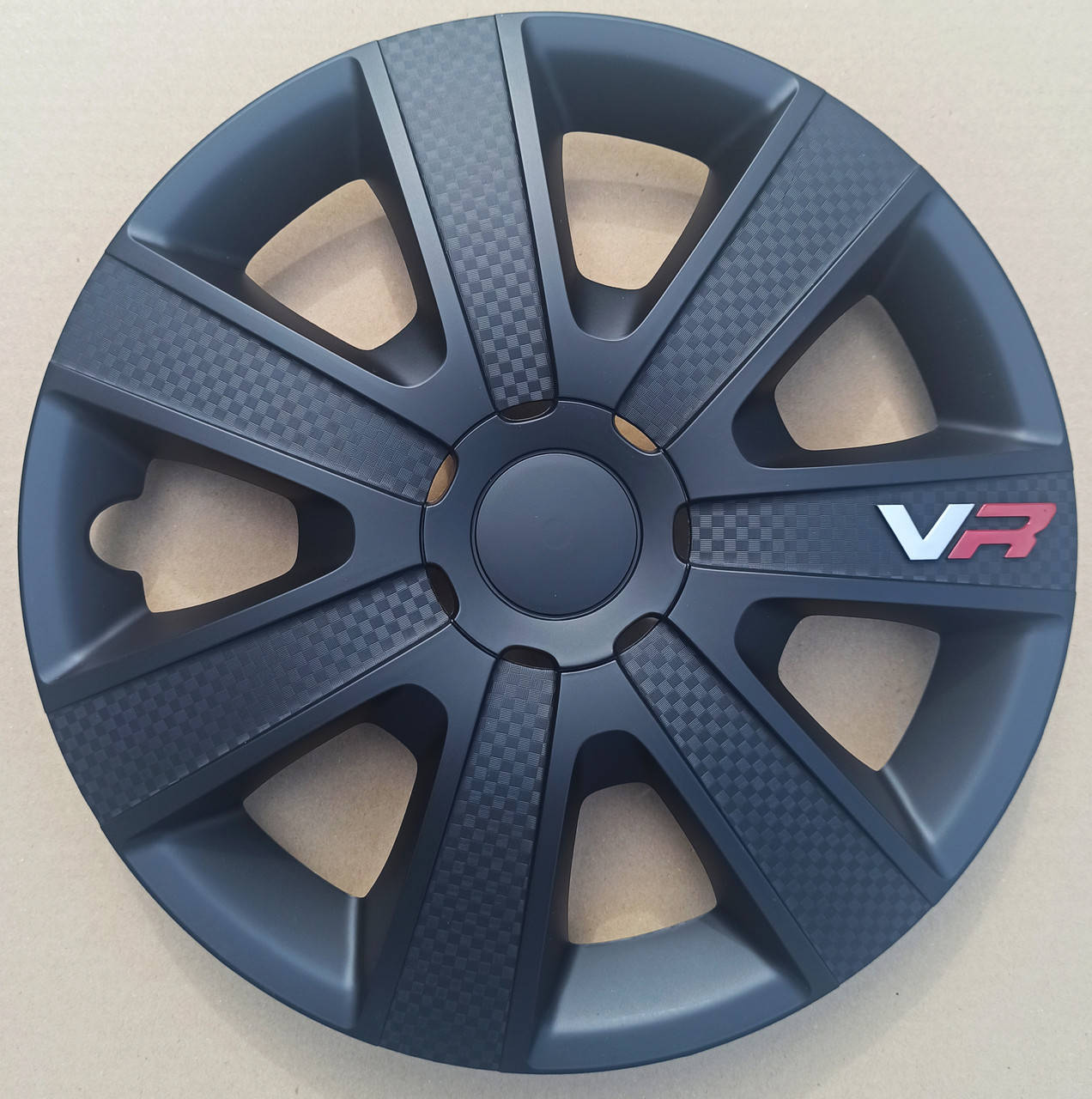 

R16 VR carbon black карбон черные Колпаки на колеса Р16