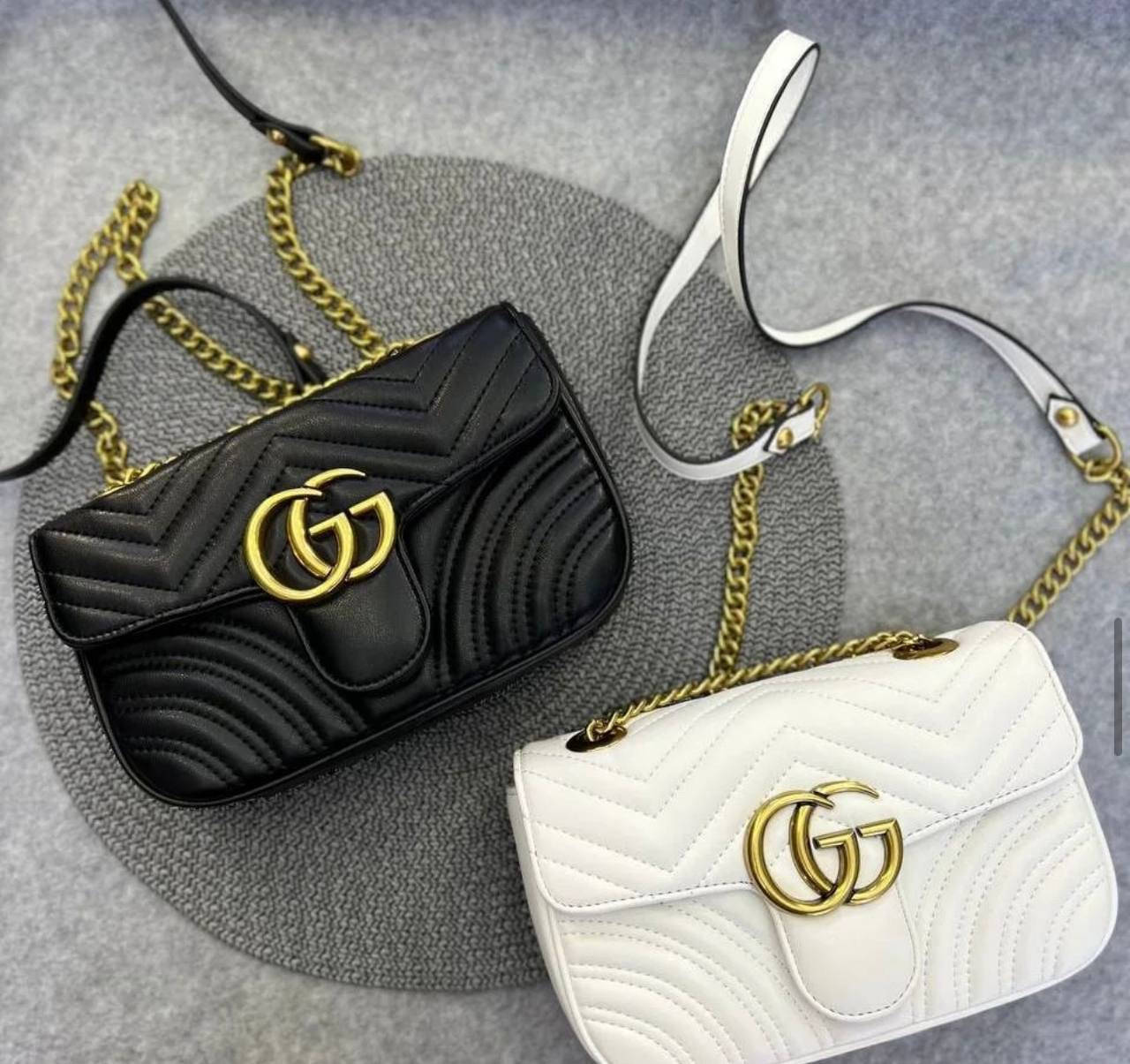 

Модная женская кожаная сумка Gucci Гучи