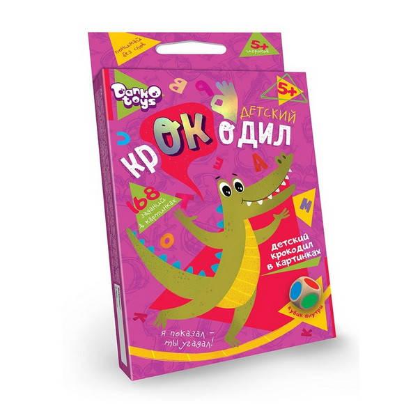 

Настольная детская игра "Детский Крокодил", "Danko Toys" ДТ-МН-14-20