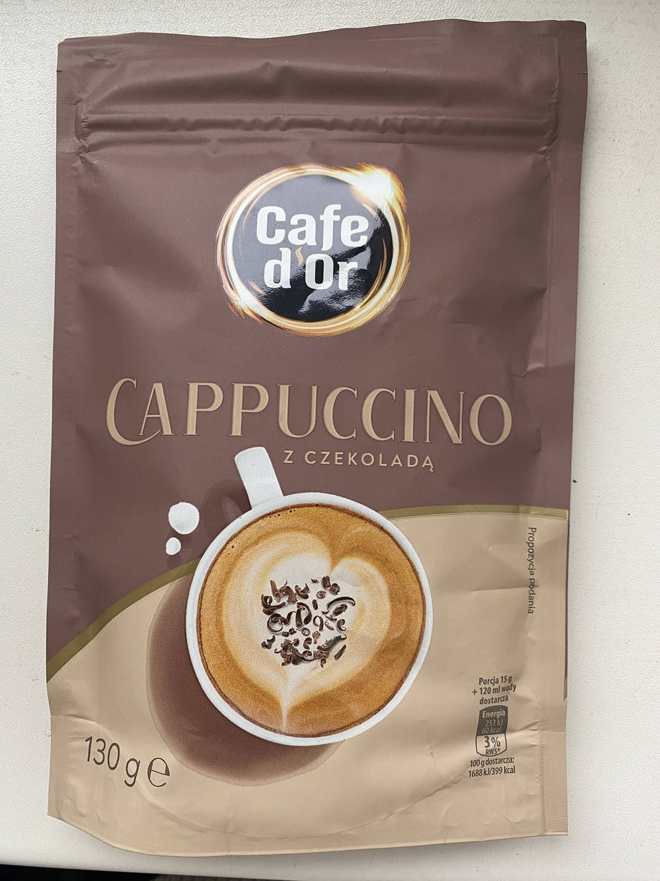 

Cafe D'Or капучіно з шоколадним смаком 130g Польша