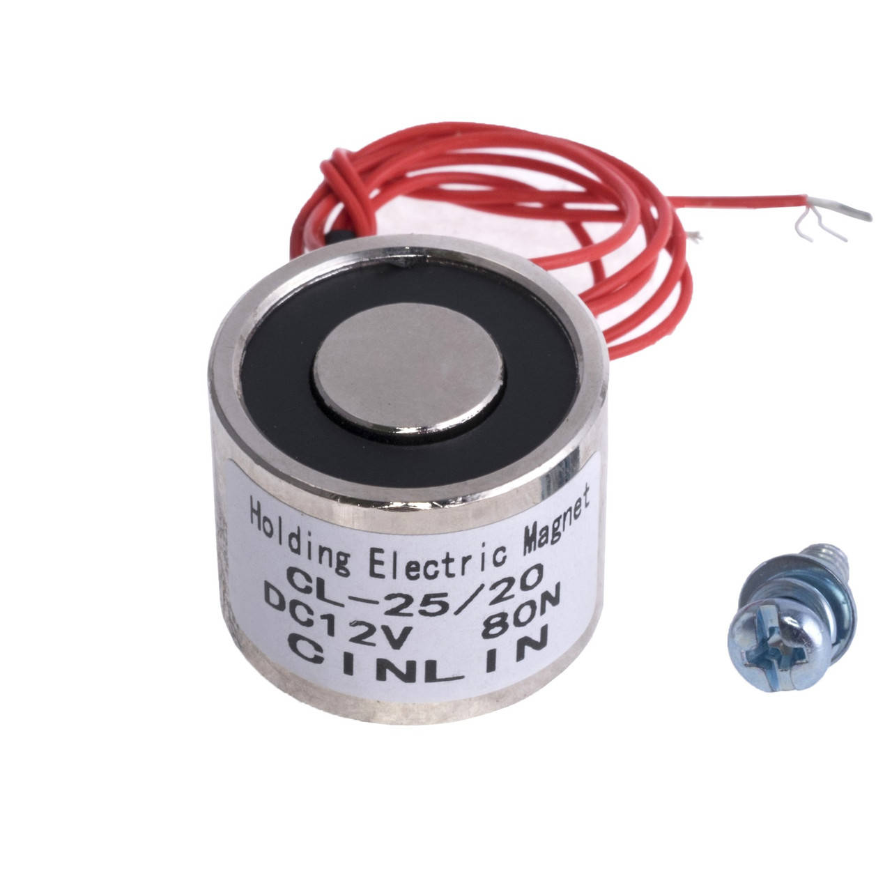 

Электромагнит CL-25/20 12V 4W 5kg/80N (Cinlin) Cinlin