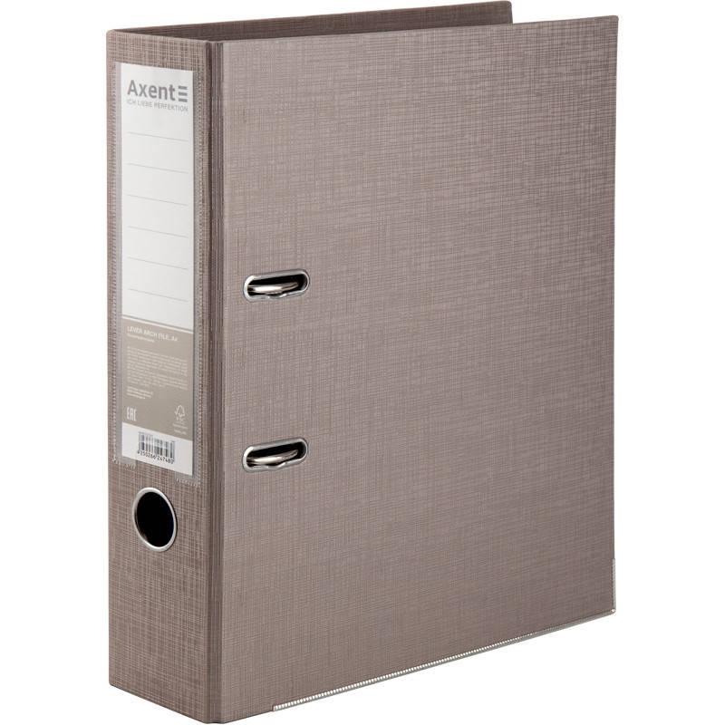 

Регистратор 7,5 см Axent PP А4 двухсторонняя золотой Prestige+ (1722-35C-A)