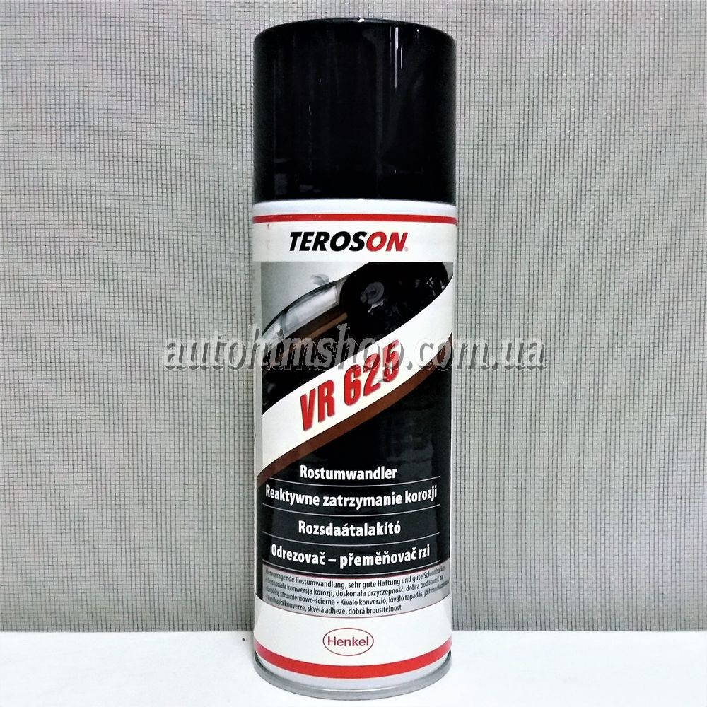 

Преобразователь ржавчины-спрей Teroson VR-625 400мл, Прозрачный