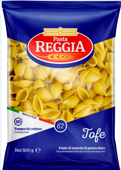 

Макарони Reggia Tofe №62 500 гр.