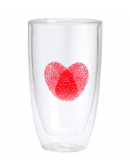 

201-18 Стакан з подвійною стінкою 320мл Аморе, Прозрачный