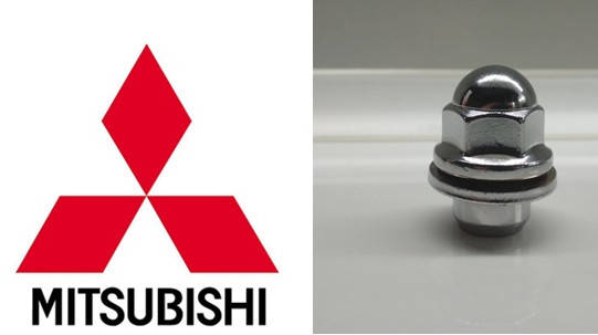 

Гайка колеса 12х1.5х37 Прессшайба Ключ 21. Оригинал Mitsubishi (MR455707) литой диск
