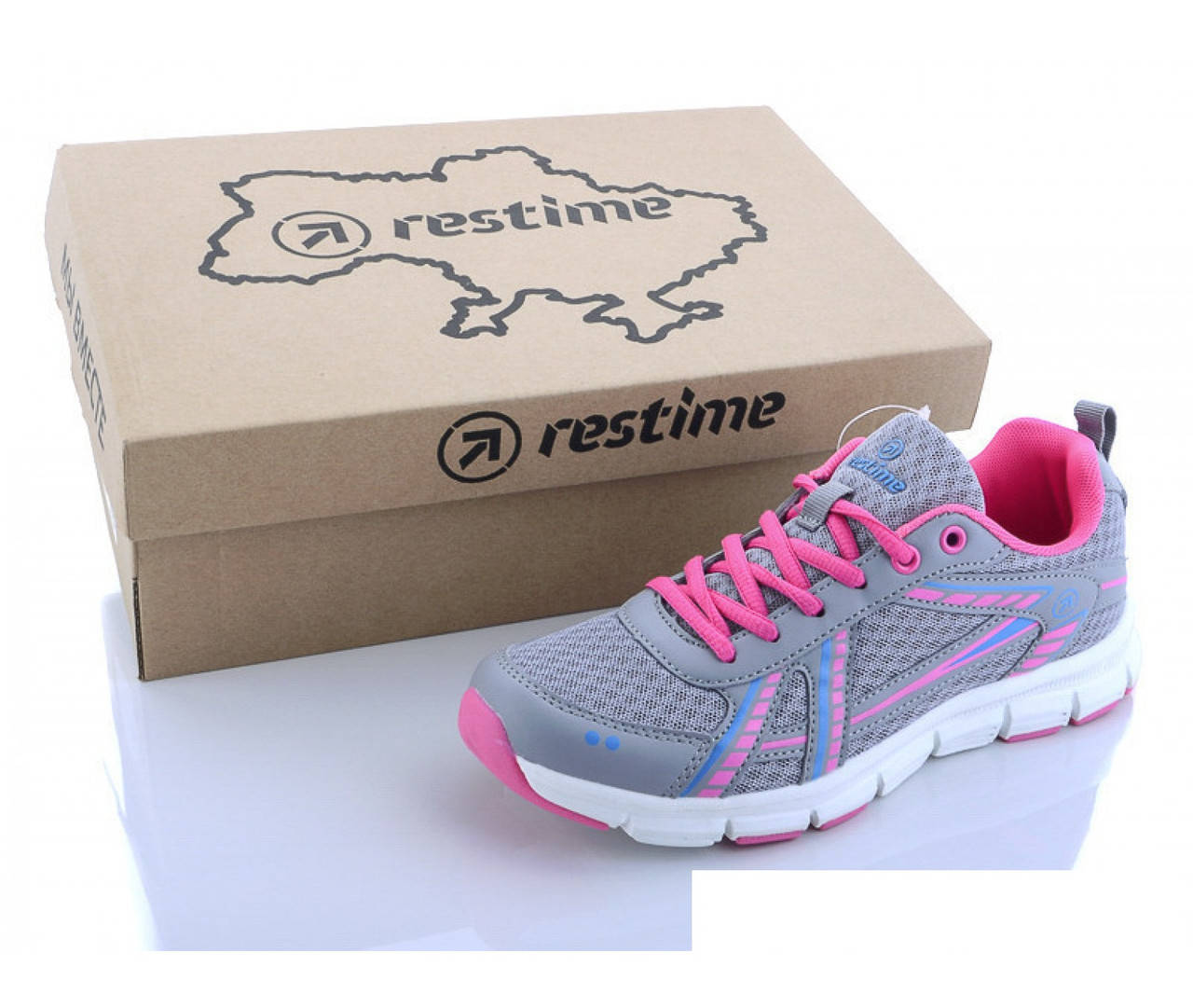 

Кроссовки женские Restime (рр. 36 - 40), Серый