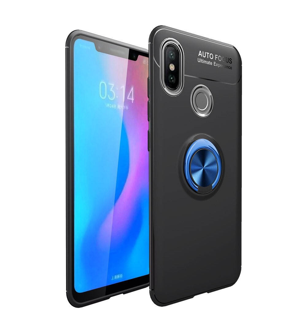 

Чехол Fiji Hold для Xiaomi Mi A2 (Mi 6X) бампер накладка с подставкой Black-Blue
