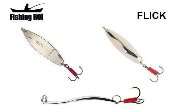

Блесна Fishing ROI Flick 15gr 001, Серый