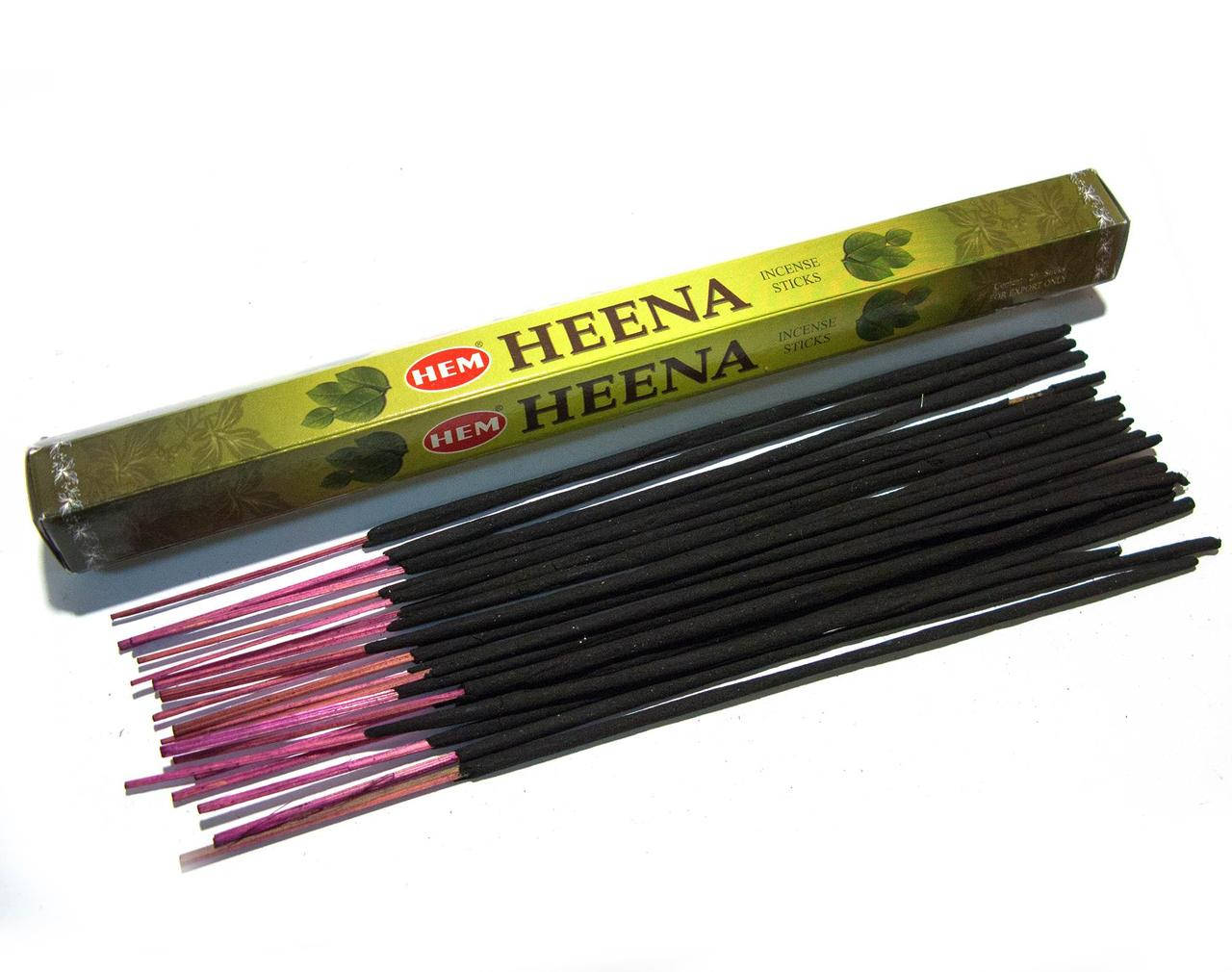 

Благовония, угольные аромапалочки Heena (Хна, Hem)шестигранник