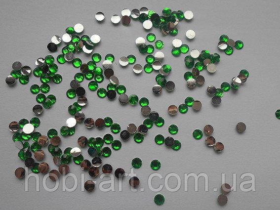 

Стрази 5 мм, 4г (200шт.+/-5%) № 01 зелені
