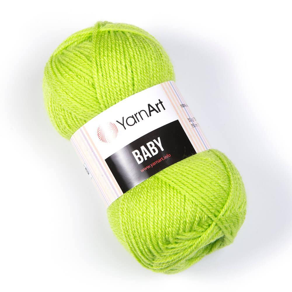 

Yarnart Baby № 13854 салатовый