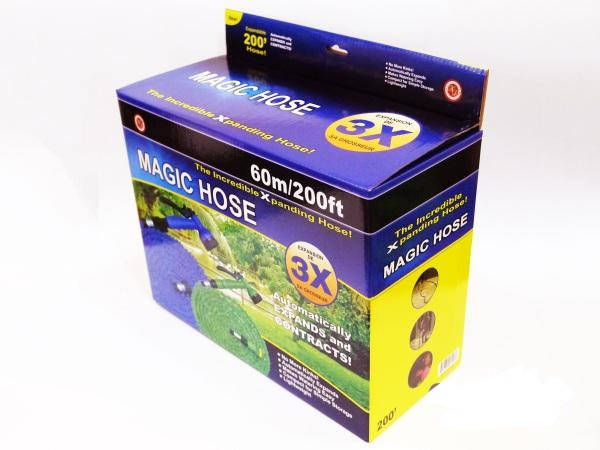 

Шланг Magic Hose 60 метров с распылителем для полива сада и огорода