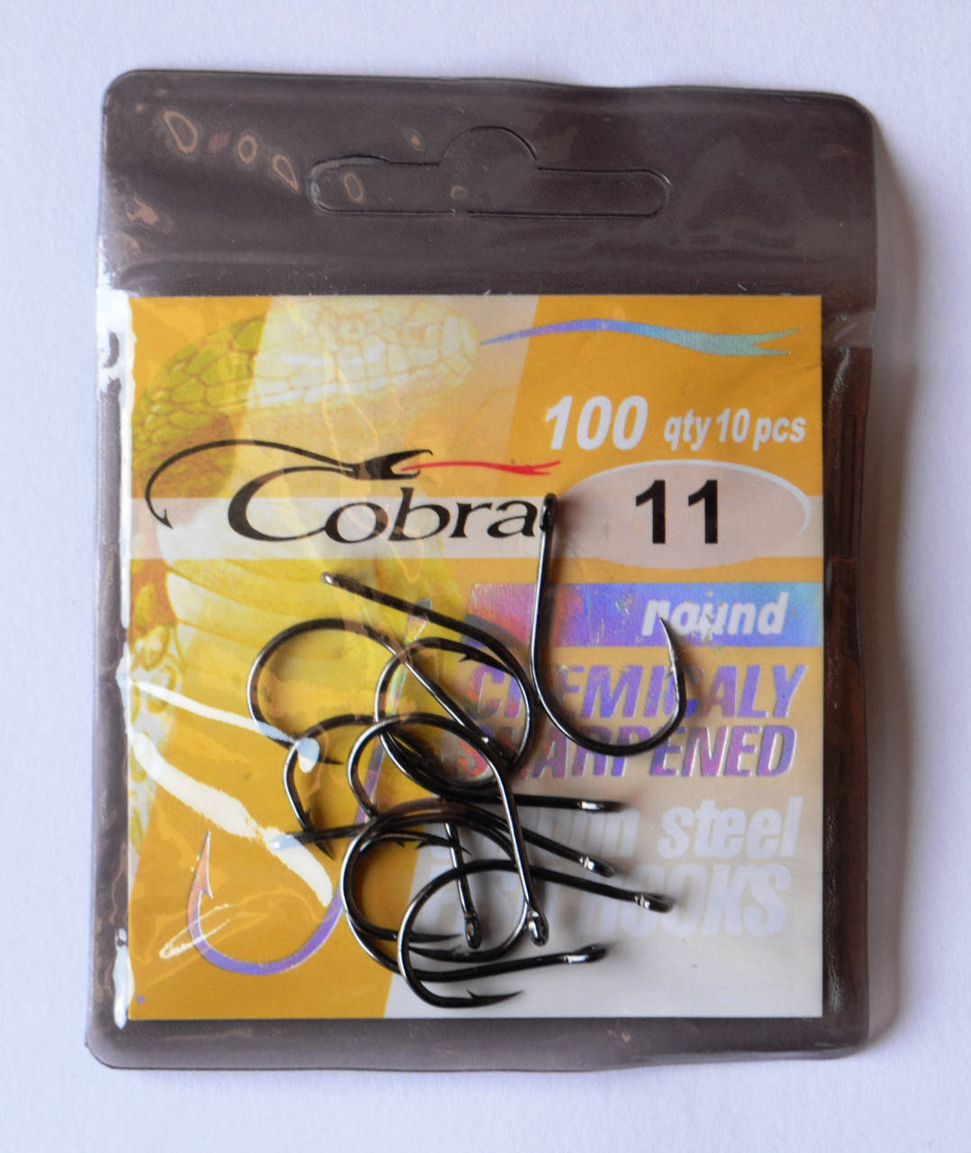 

Крючки Cobra round, рыболовные, №11, 10шт.