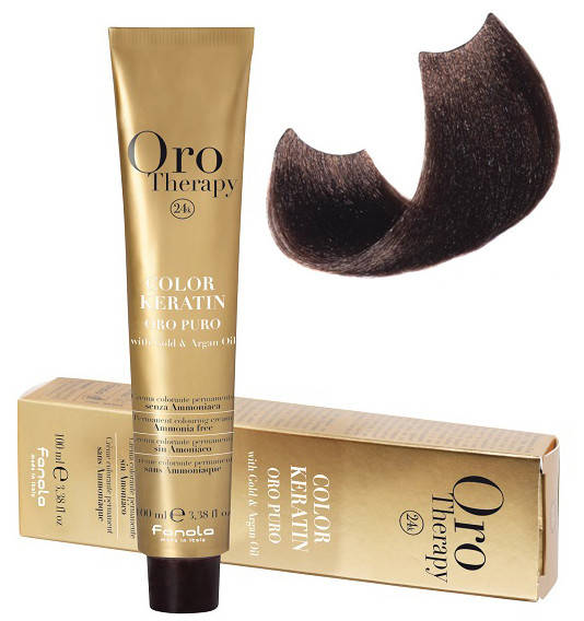 

Безаммиачная крем-краска для волос Fanola Oro Therapy №6/00 Intense dark blonde 100 мл
