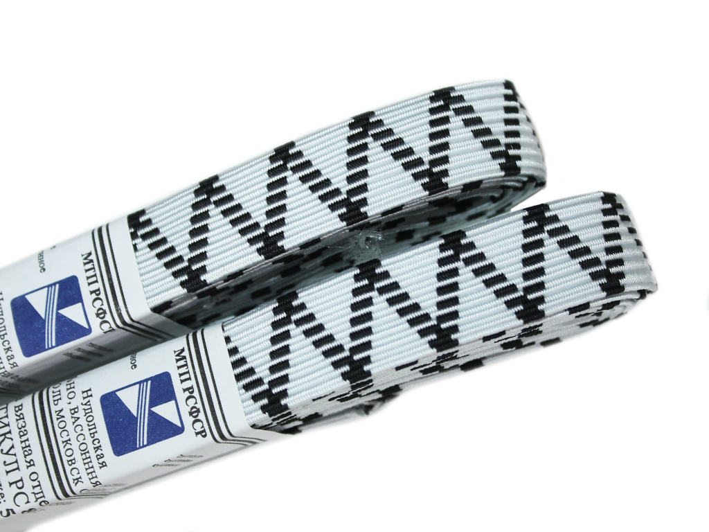 

Резинка бельевая цветная "Зиг-Заг" (1.8см/2.5м/Белый)