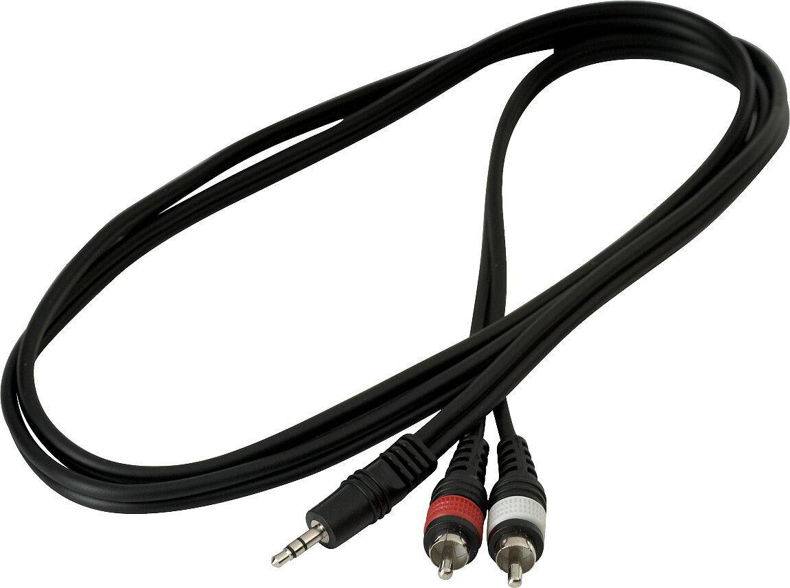

Аудиокабель ROCKCABLE RCL20902 D4 Patch Cable - 2 x RCA to TRS MiniJack (1.5m)