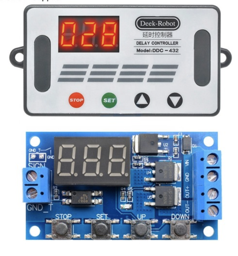 

Таймер, регулятор задержки времени DDC-432 5-30В 0,1сек-999мин с поддержкой цикла с корпусом
