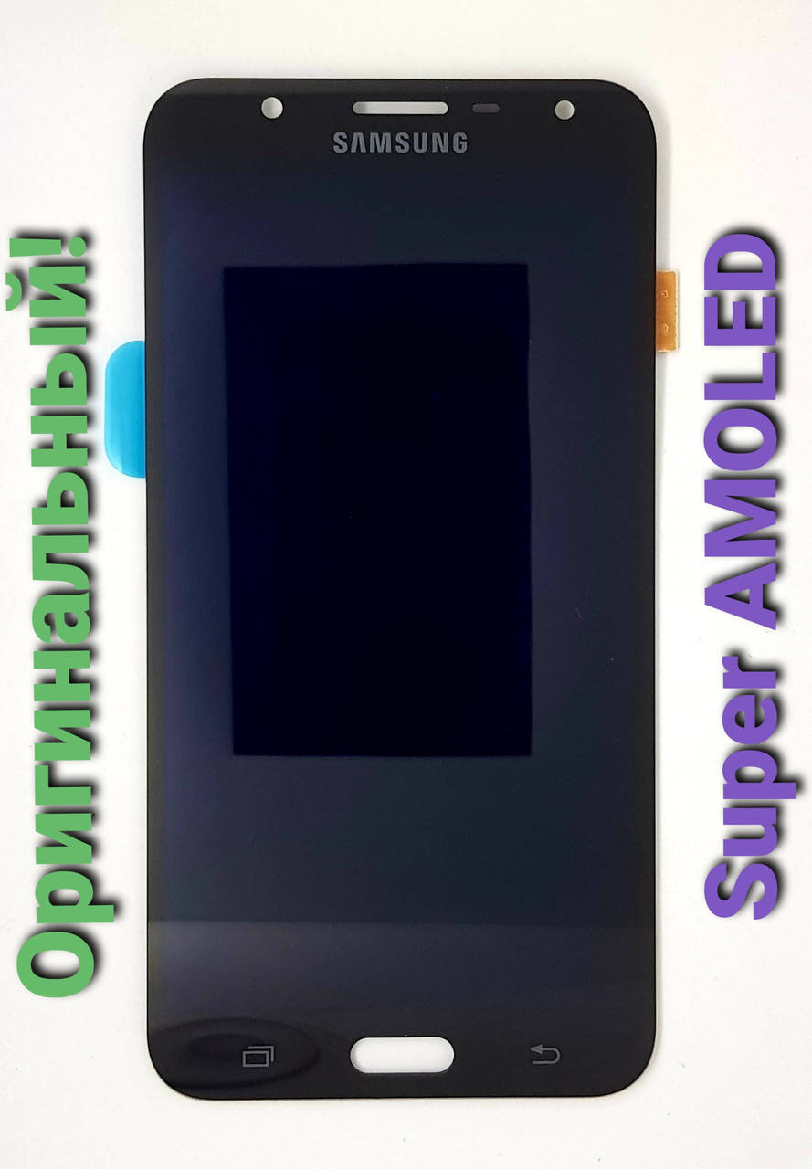 

Дисплей б/у уценка Samsung J701 Galaxy J7 Neo 2017 Black оригинал Super Amoled, Черный