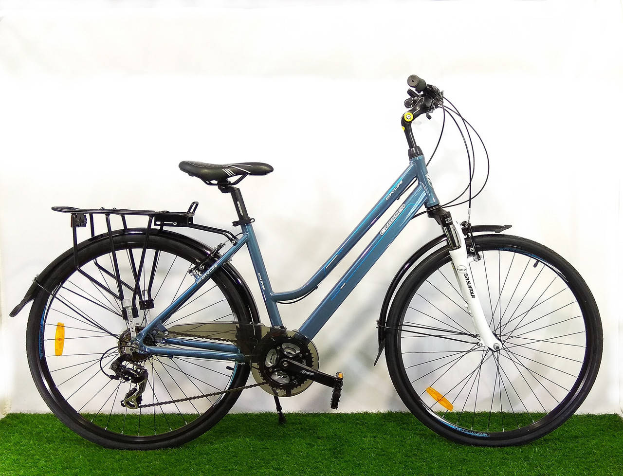 

Городской велосипед Crosser City Life Lady 28", Белый