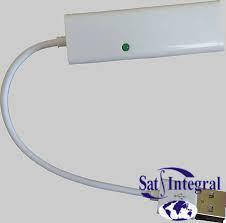 

USB LAN RJ45 адаптер Sat-Integral RTL8152B, Белый