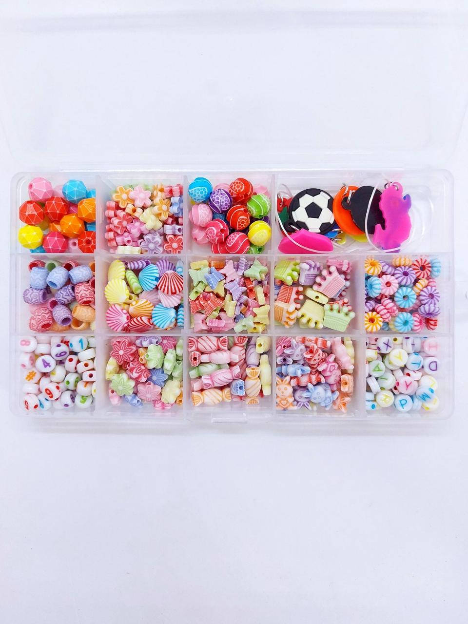 

Набор детского бисера для плетения украшений Band Accessory case 700шт