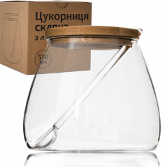 

Цукорниця з ложкою 580мл