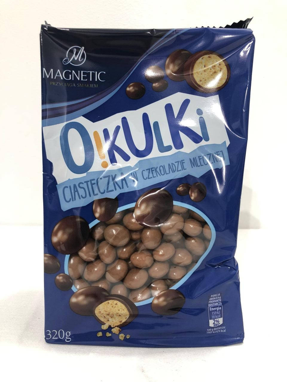 

Печиво Magnetic Okulki в молочному шоколаді 320гр