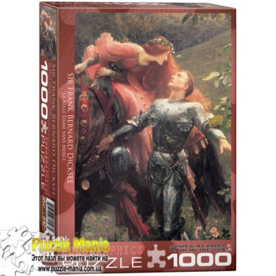 

Пазл Eurographics - Френк Бернард Діксі, Безжальна красуня (Dicksee, La Belle Dame Sans Merci)