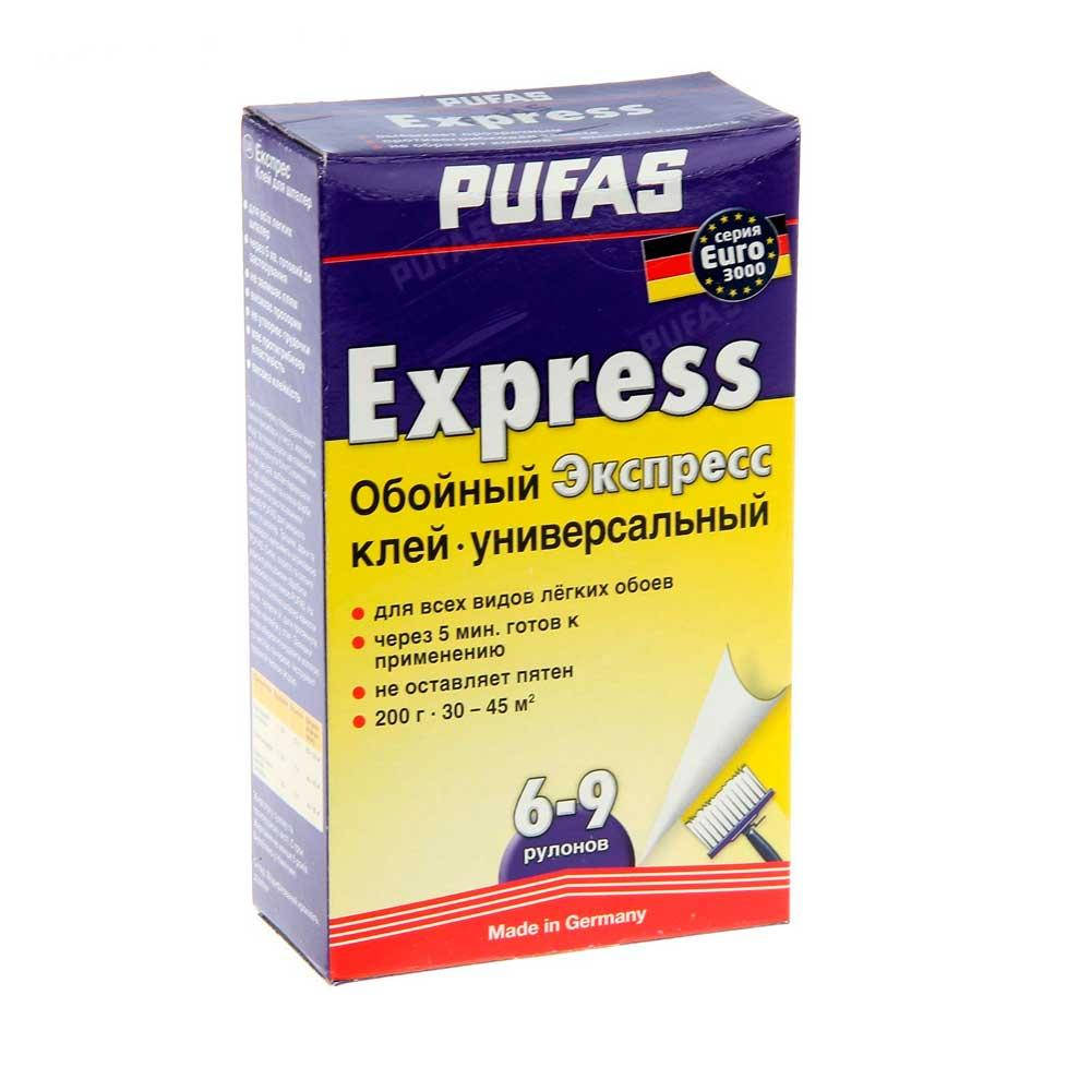 

Клей для обоев Pufas Euro 3000 express универсальный 200 г
