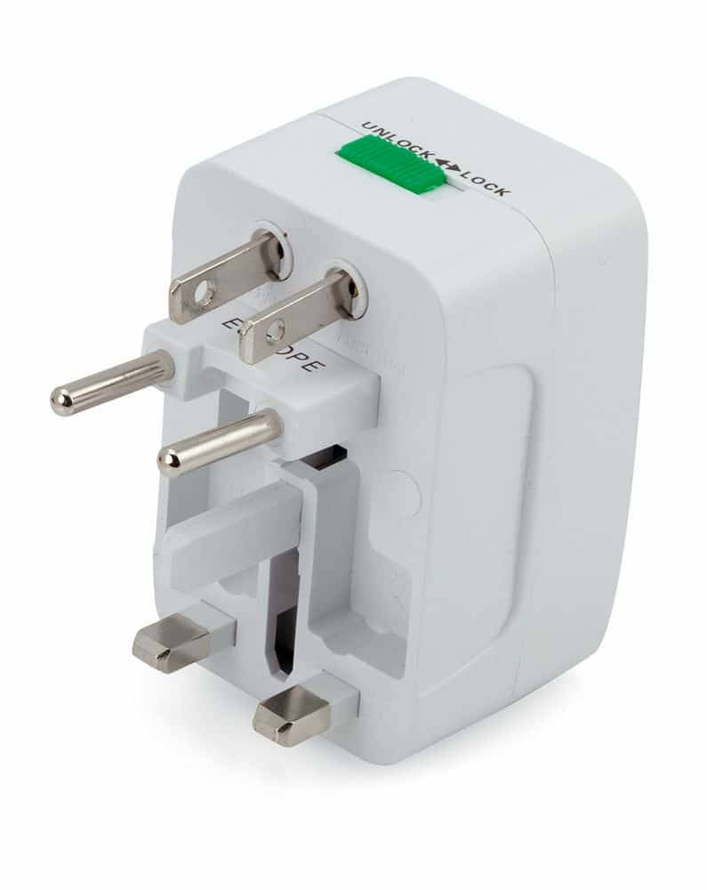 

Переходник универсальный для розеток Adaptor сетевой переходник с китайской/американской вилки (KT)