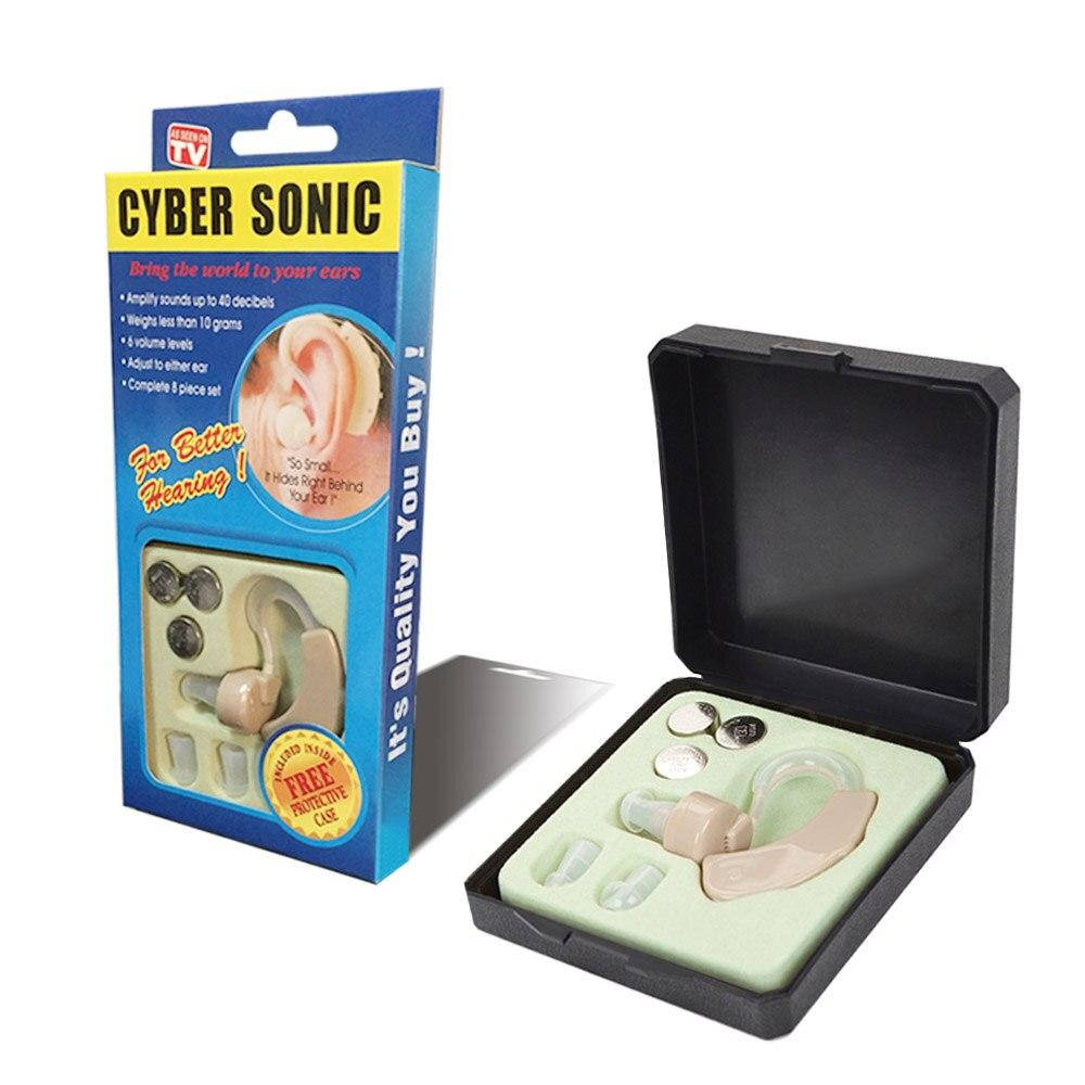 

Внутриушной слуховой аппарат - компактный усилитель звука CYBER SONIC