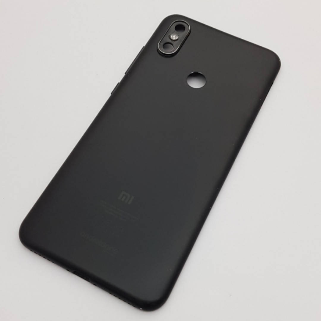

С дефектом. Задняя крышка Xiaomi Mi A2 черная Сервисный оригинал с разборки, Черный