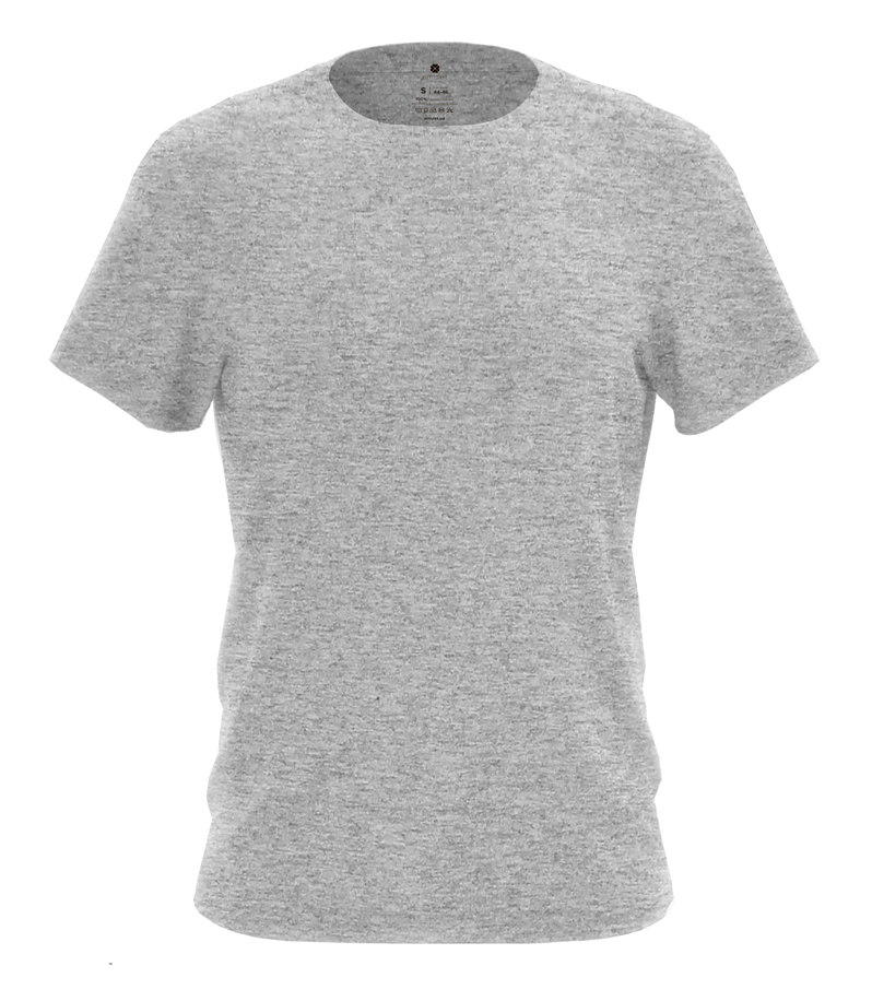 

Футболка мужская серая Футболки мужские однотонные, M, Хлопок