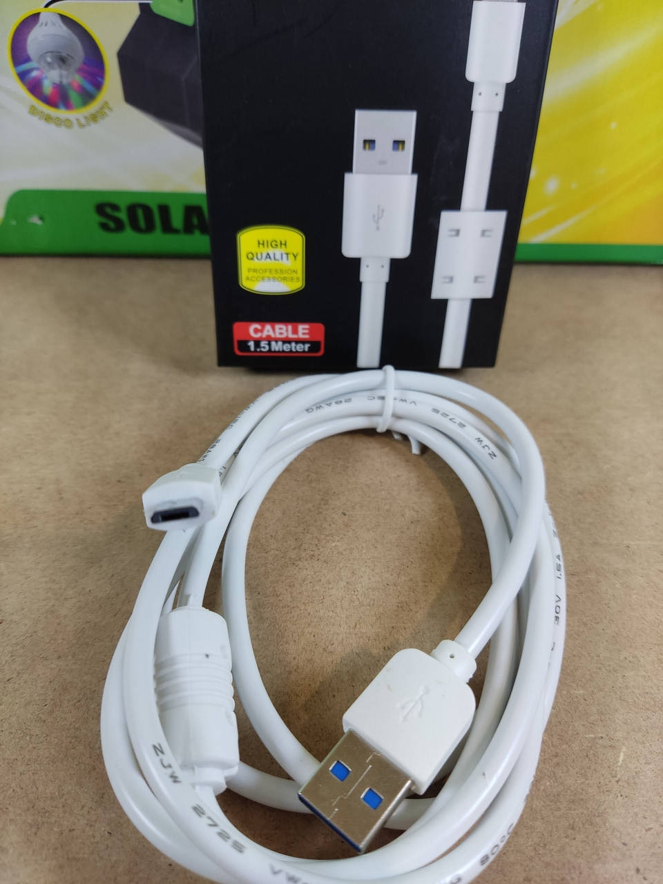 

Шнур High Quality Android для телефонов for v8 micro USB / Кабель для зарядки телефона микро ЮСБ, Белый