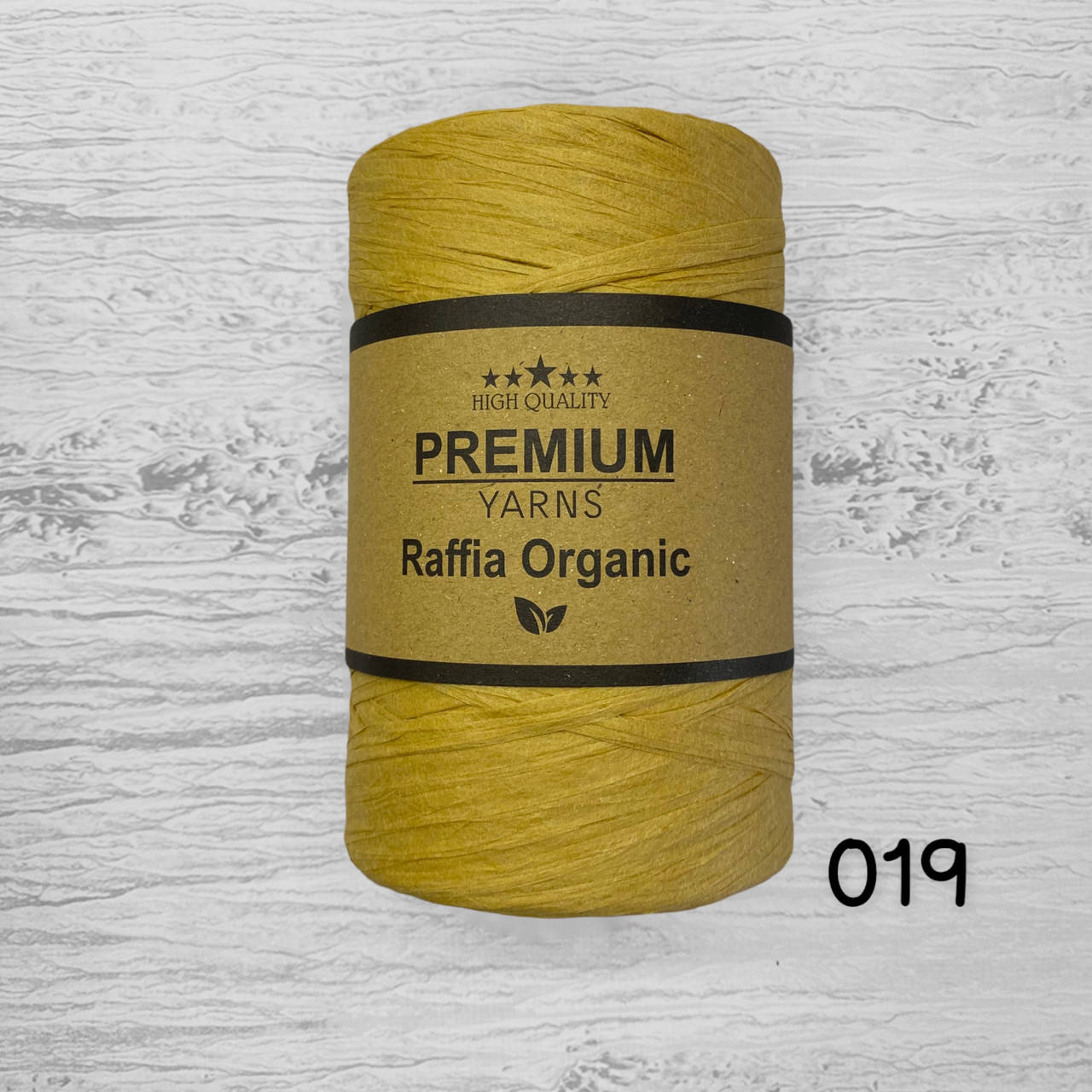 

Premium Yarns Raffia Organic / Раффія Органік 019 солома