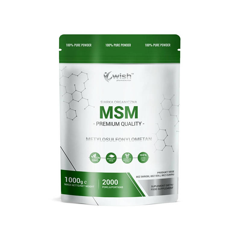 

MSM - органическая сера в порошке 1000 г, Wish