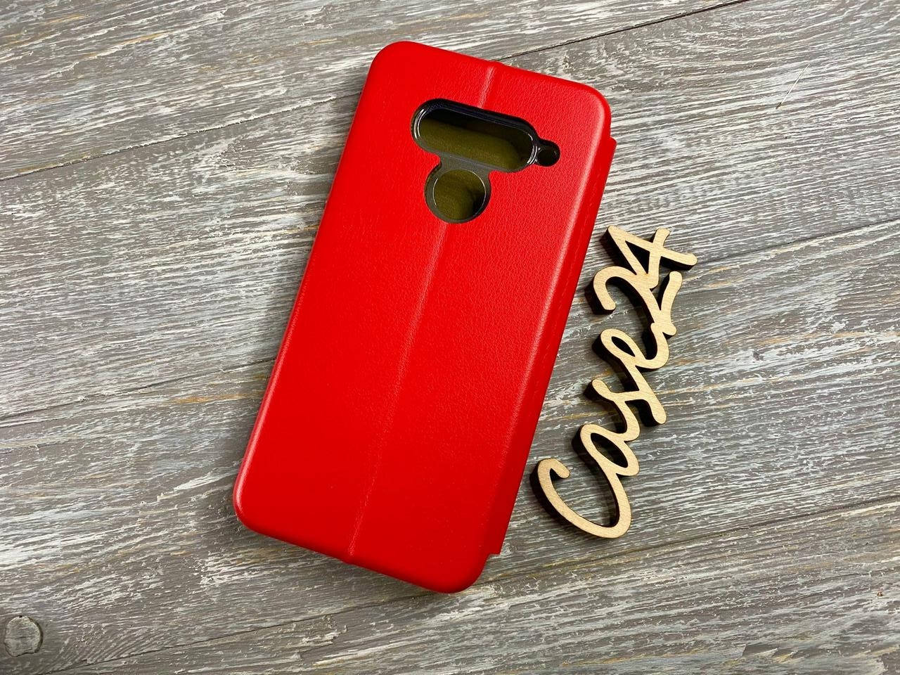 

Чехол книжка Elegant на LG V50 (4 цвета) красный