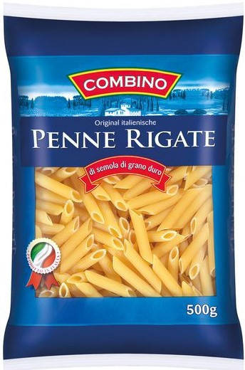 

Макароны Combino Penne Rigate (Комбино) 500 г. Италия