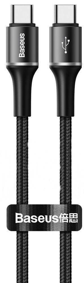 

Кабель USB Baseus Type-C - Type-C PD2.0 60W 20V 3А 2м Black (CATGH-K01), Черный