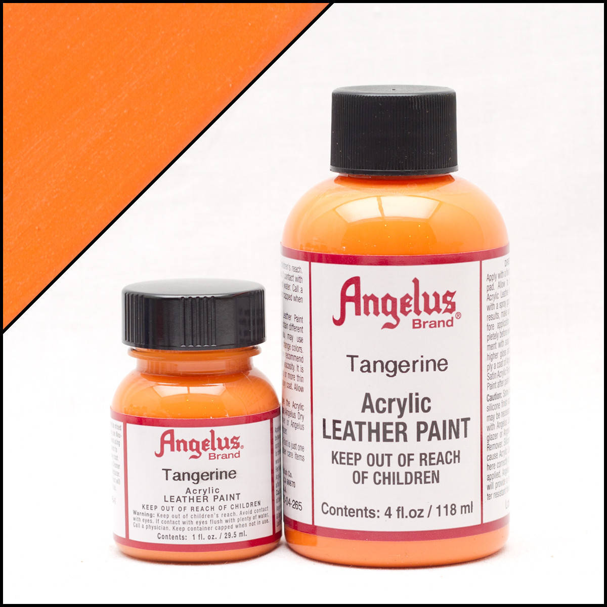 

Краска для кожи Angelus Tangerine (мандариновый) 30 мл., Оранжевый