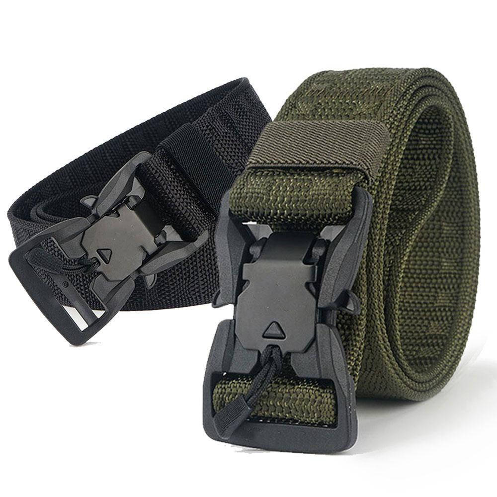 

Ремень тактический мужской оливковый хаки с металлической магнитной пряжкой