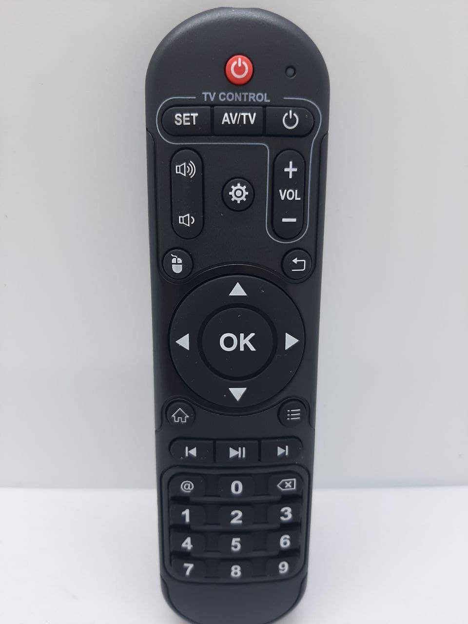 

Пульт для смарт приставки Х96 MAX + подбор пульта по модели телевизора, Черный