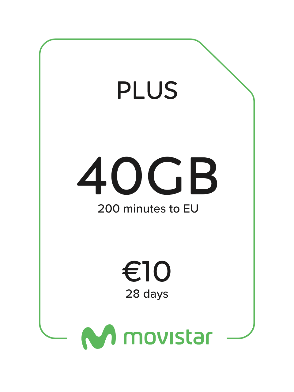 

Сим-карта Movistar Plus 40GB