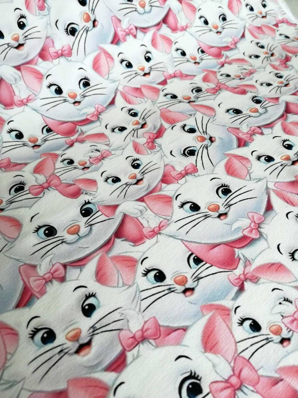 

Стрейч кулир принт "Кошечки " (диджитал)