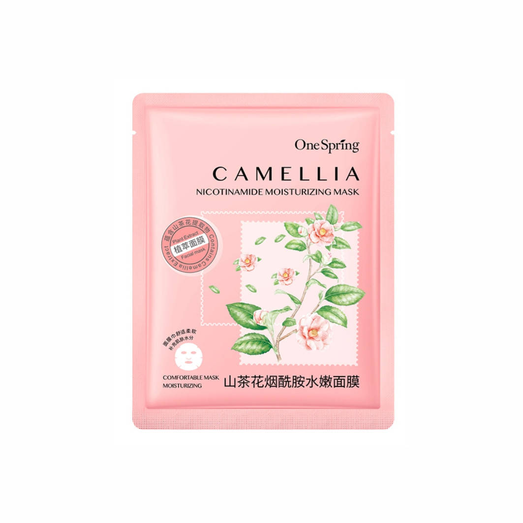 

Тканевая маска с экстрактом камелии OneSpring Camellia Nicotinamide Moisturizing Mask