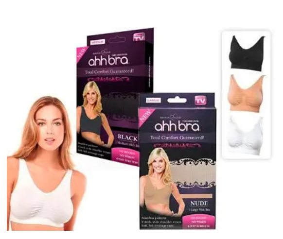 

Бесшовный Бюстгальтер Ahh Bra (3 шт) "XXXL"