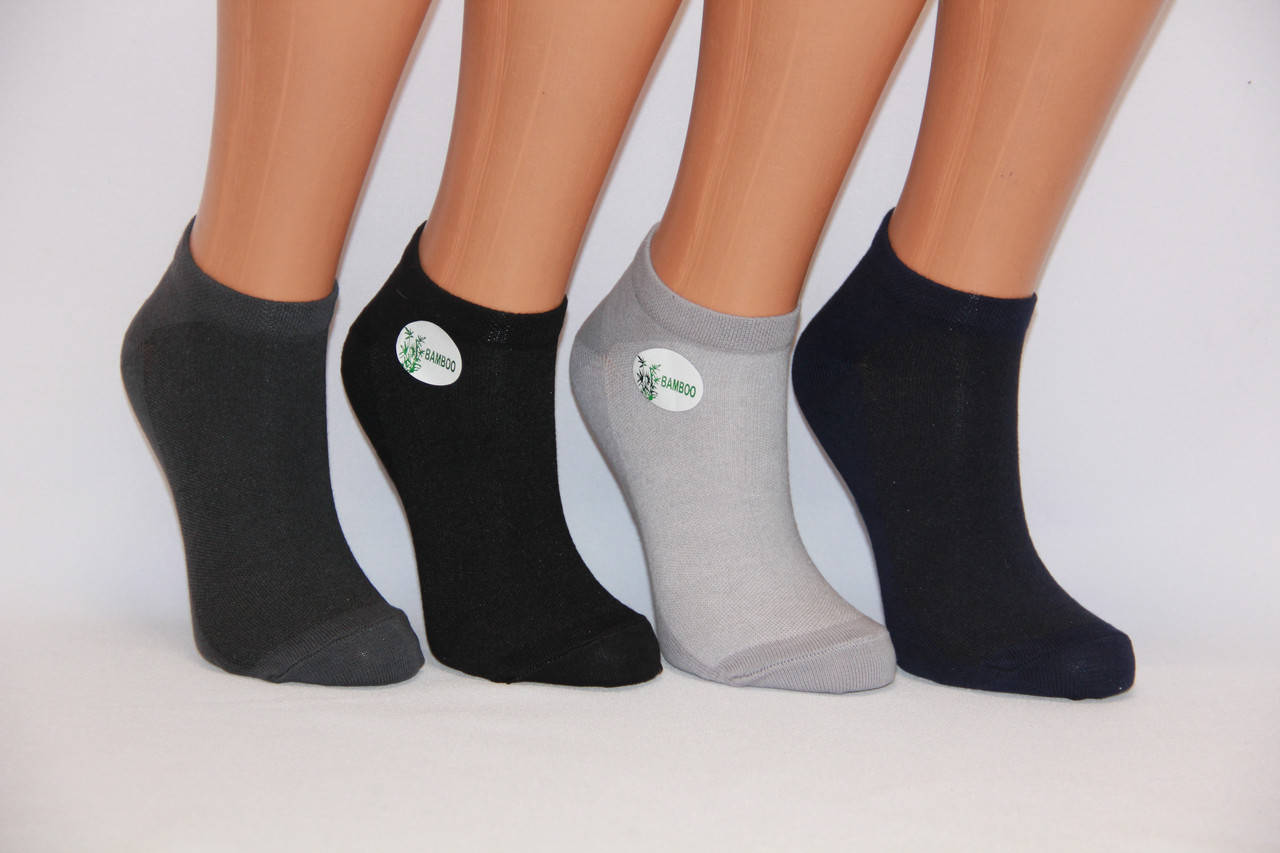 

Женские носки короткие с бамбука в сеточку Маржинал 36-40 темные ассорти