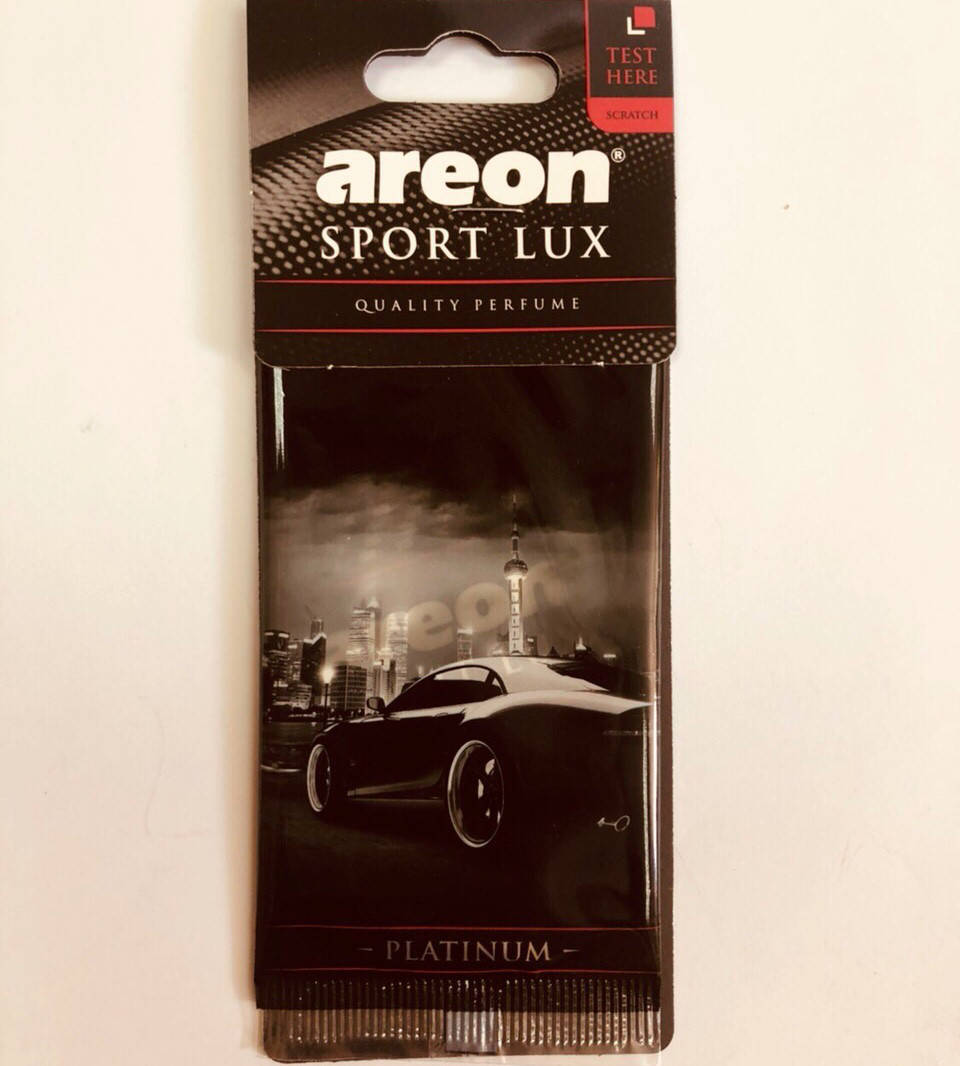 Ароматизатор сухий листочок Areon Sport Lux platinum