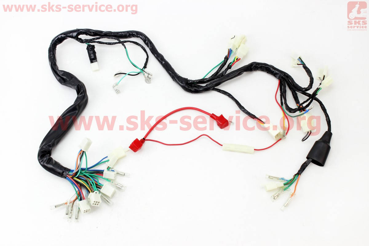 

Проводка центральная к-кт для мотоцикла VIPER -125-J (двигатель СВ-125сс-200сс)